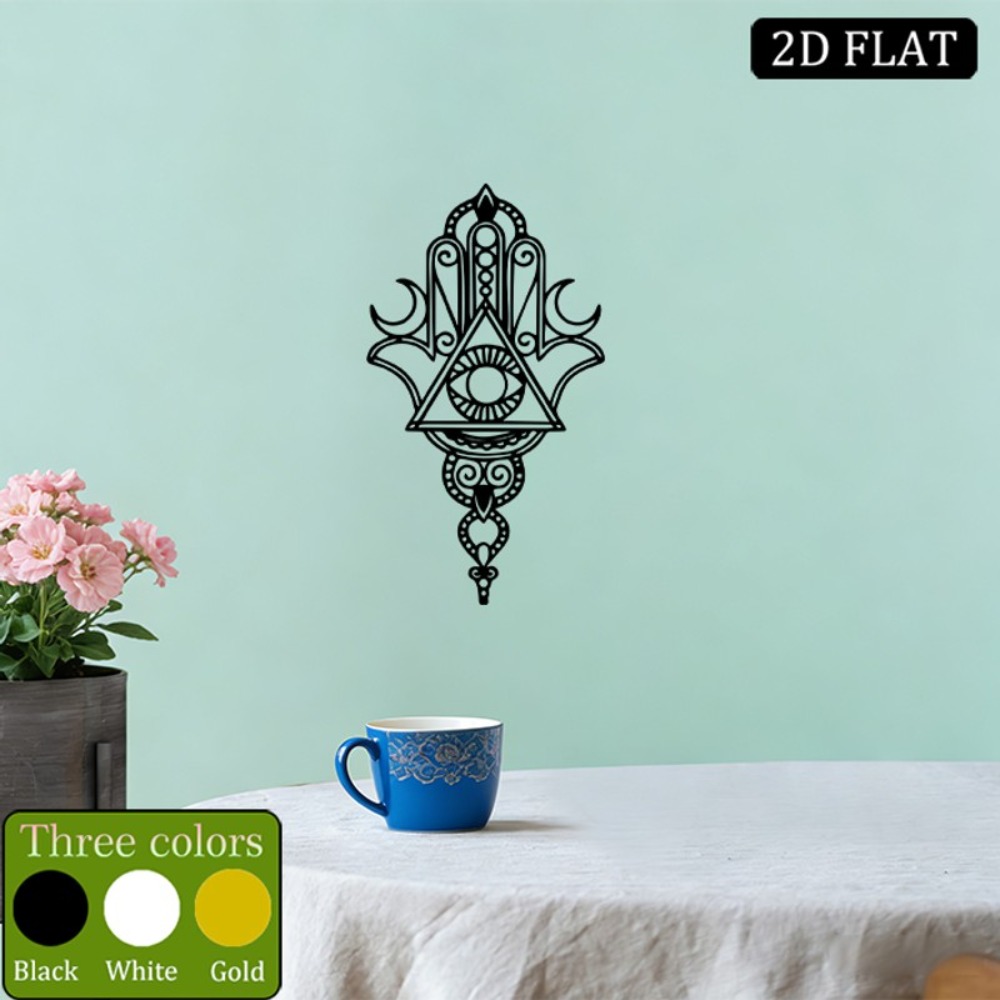 Art & Craft Paper For Kids - CIFBUY Metalowa dekoracja ścienna Hamsa Oko