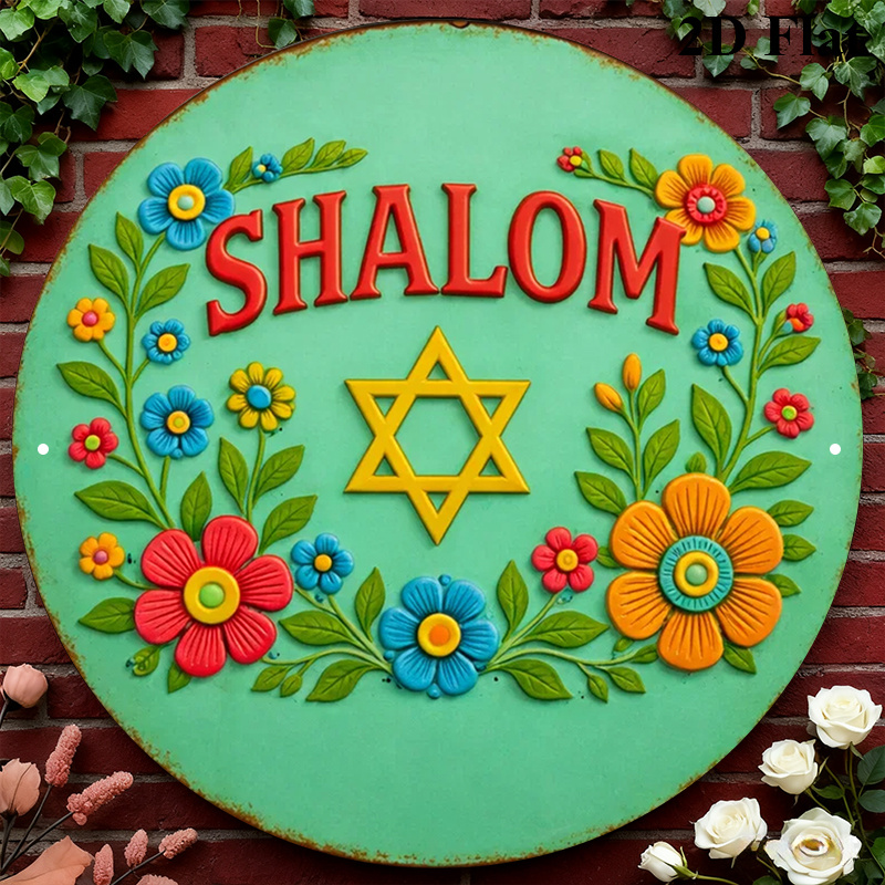 Art & Craft Paper For Kids - CIFBUY Shalom Gwiazda Dawida Aluminiowa Dekoracja