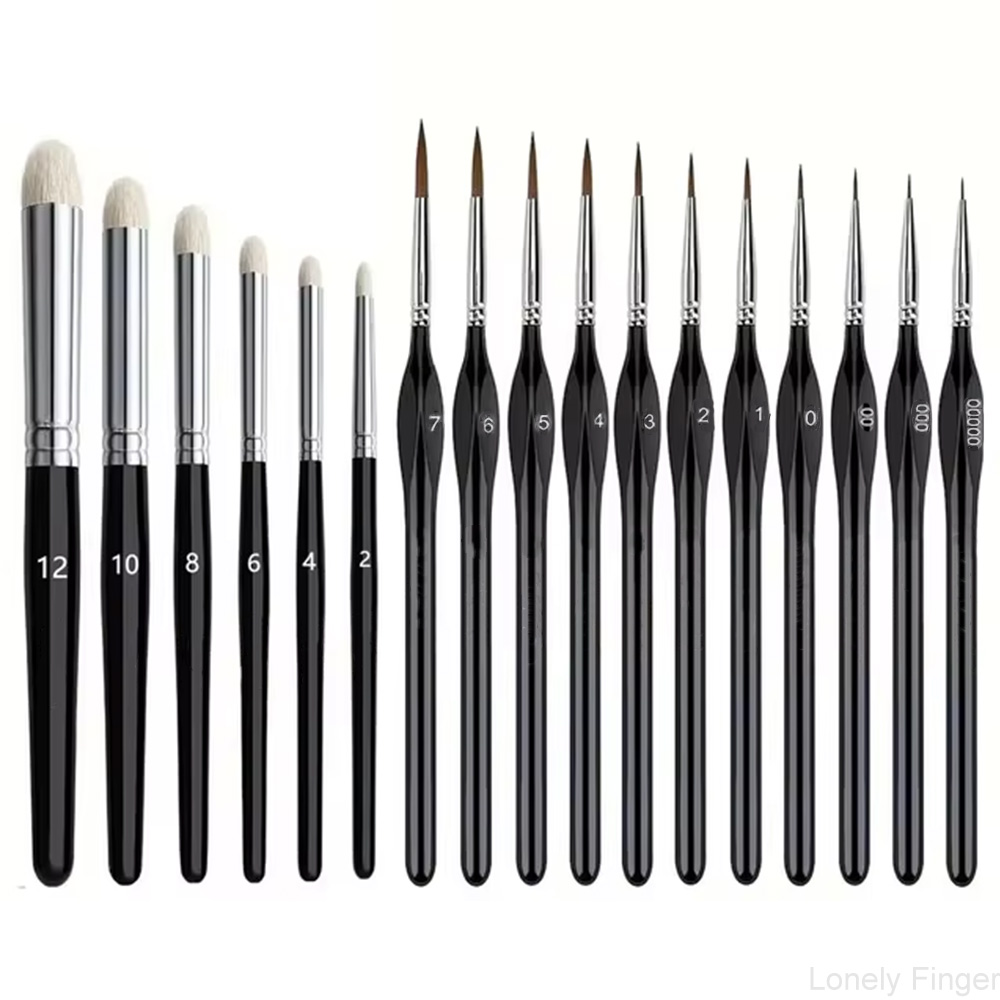 Miniaturki pędzli do malowania – Gouache Paint Set recenzja i cena