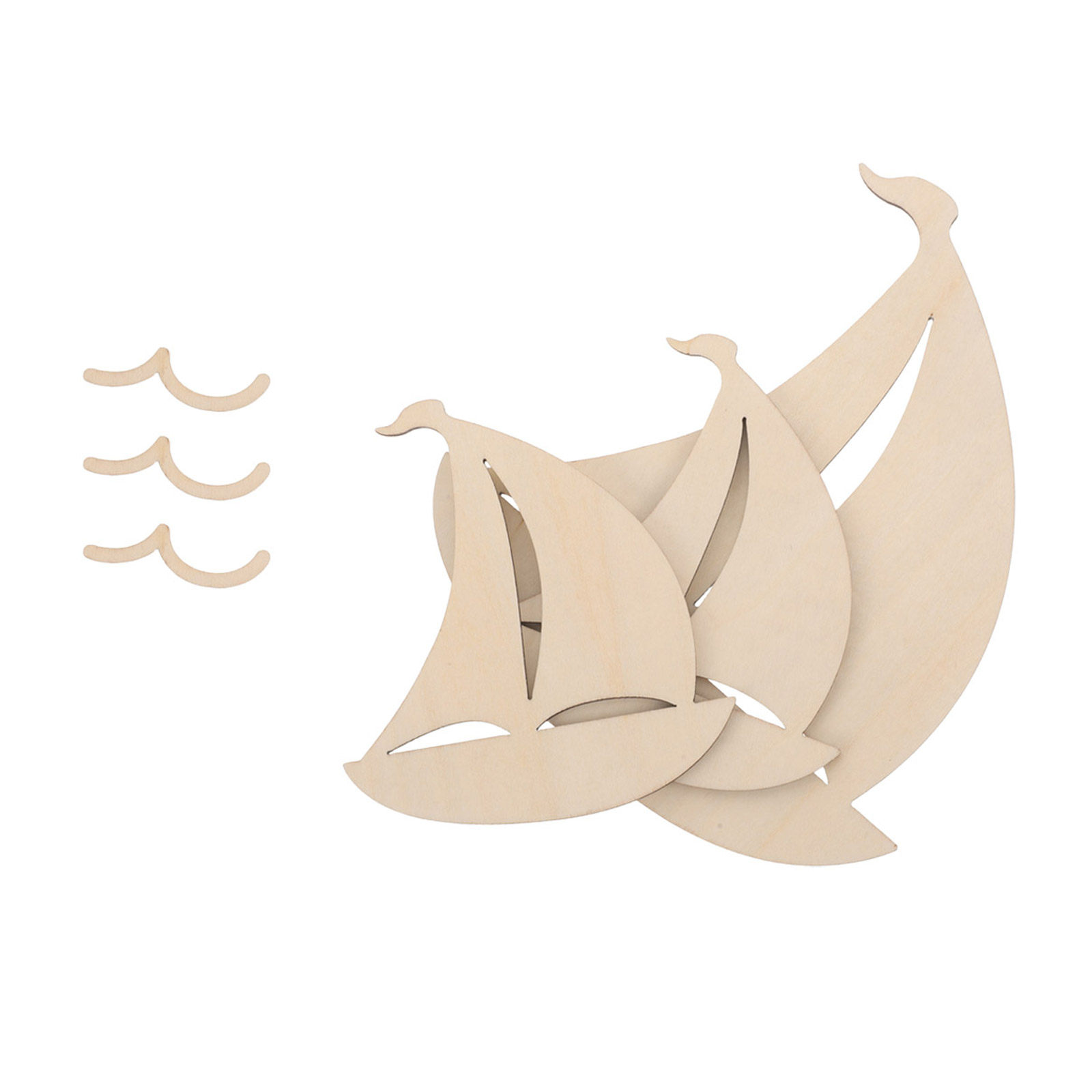6 szt. Drewniane dekoracje ści – Art And Craft For Nursery recenzja i cena